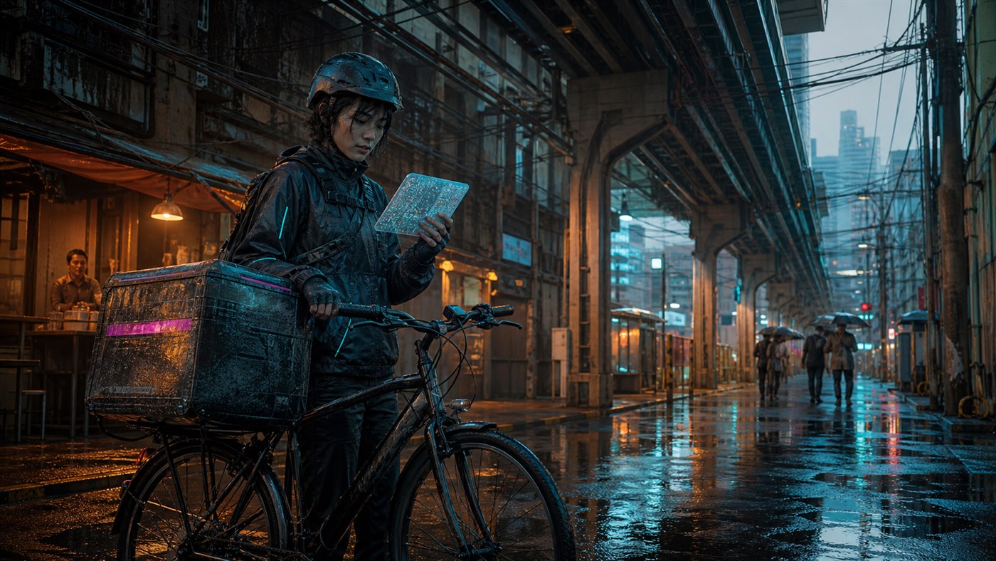 赛博朋克不等于满屏霓虹:先做真实城市,再加一层未来原创案例图